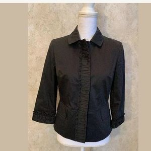 Talbots women’s black silky blazer. Size: 2